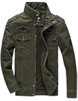 WenVen Men's Fashion Cotton Jackets