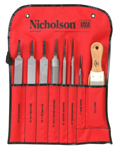 Nicholson 8 Piece Machinist File Set