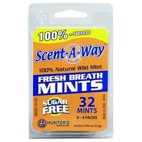 Hunter's Specialties Scent-A-Way Odorless Fresh Breath Mints by