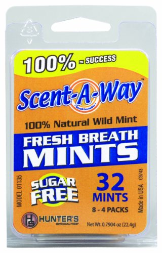 Hunter's Specialties Scent-A-Way Odorless Fresh Breath Mints