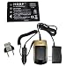 HQRP Battery and Battery Charger compatible with Toshiba PDR-BT3 / PDRBT3, PDR-5300, PDR-T20, PDR-T30, Allegretto 5300 Digital Camera Replacement + Euro Plug Adapter
