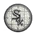 Chicago White Sox 12-Inch Art Glass Clock