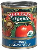 Muir Glen Organic Chunky Tomato Sauce, 28-Ounce Cans (Pack of 12)