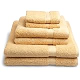 Pike Street 100% Egyptian Cotton 725-Gram 6-Piece Towel Set, Harvest