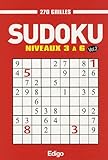 Sudoku 270 grilles : Niveaux 3 � 6 Volume 2