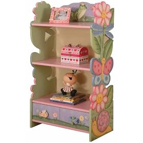 Magic Garden Bookcase, 38Hx22W, BLUE MULTI by Home Decorators Collection