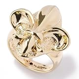 14K Gold Bold Artform Fleur de Lis Ring