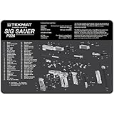 TekMat 11-Inch X 17-Inch Handgun Cleaning Mat with Sig Sauer P226 Imprint, Black