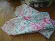 4PC Elegant Hand Battenburg Roses Napkins