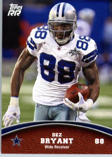 2011 Topps Rising Rookies Football Card # 44 Dez Bryant - Dallas Cowboys - NFL Trading Card Protective Screwdown Display Case