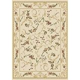 Home Dynamix Optimum 11019-100 Ivory 3-Feet 7-Inch by 5-Feet 2-Inch Transitional Area Rug by 