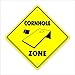 Cornhole Crossing Sign Zone Xing | Indoor/Outdoor | 12