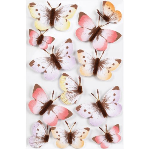 Martha Stewart Crafts Decorative Stickers, Sunny Days Ombre Butterfly
