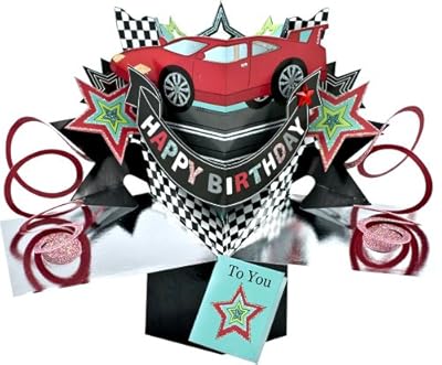 The Original Pop Ups - 006 - Car - Birthday Card