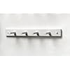 Spectrum 82100 Four-Peg Wood Rack, White