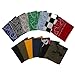 Riverstone Goods Bakers Dozen (13) Pack Assorted Paisley/Solid Color Bandanas
