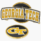 Georgia Tech Yellow Jackets Hat Clip Golf Ball Marker