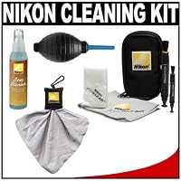 Nikon LensPen Pro Cleaning Kit + Spudz Microfiber Cloth + Lens Cleaner Fluid + Air Blower