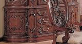 Server/ Buffet with Carved Detail Cherry Brown Finish  for Sale