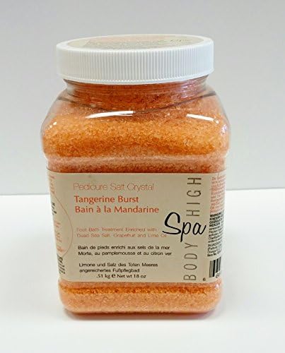 Body Spa High Pedicure Salt Crystals Tangerine Burst 18oz