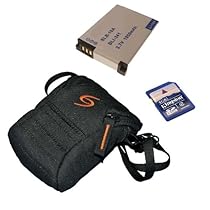 Kameraset (Kameratasche Jupio, Samsung SB-L10A Akku, Kingston 4 GB SDHC Speicherkarte) für Samsung ES55
