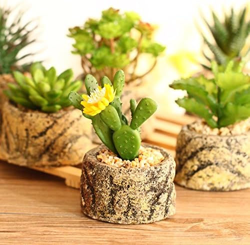 1 Pack Artificial Potted Landscape Plant Home Decor Simulation Novelty Mini Accessory (cactus)