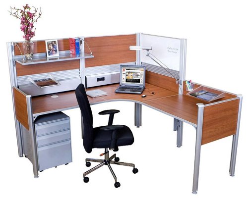 Buy CUBE In-a-Box Cubicle Desk Workstation -V3 Series “Standard” Large Cubicle