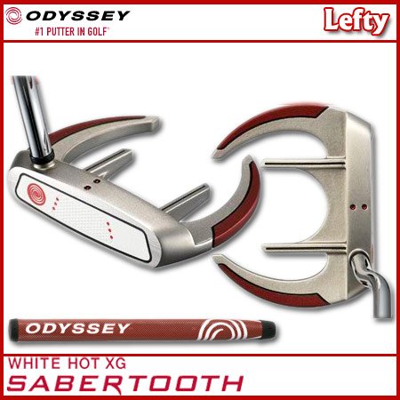 ODYSSEY（オデッセイ）レフティ用WHITE HOT XG（ホワイトホット XG）Sabertooth ゴルフパター