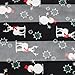 Purple Box Jewelry Christmas Reindeer Scarf (Black)