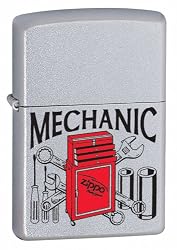 Zippo Mechanic Satin Chrome
