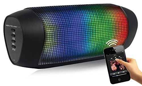 SoundLogic XT BCCS-6/6395 Portable Rechargeable Wireless Bluetooth Rave Dance Party Speaker with LED Light Show and Built in Microphone, for iPhone, iPad, Samsung, Nexus, HTC and More