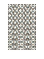 Huella deco Alfombra de Vinilo (Beige/Gris)