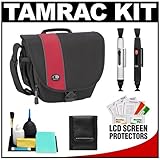 Tamrac 3442 Rally 2 Digital SLR Camera Case (Black/Red) with LCD Protectors ....