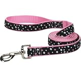 Parisian Pet Polka Dot Dog Leash 4 Ft