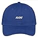 Trendy Apparel Shop Mami Embroidered Brushed Cotton Adjustable Cap - Royal