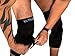 Knee Brace Knee Sleeve (Large, Copper) Includes 2 Knee Sleeves and 2 Knee Straps