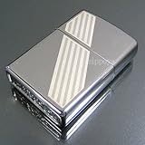ZIPPO｜Zippo ベネチアンストライプ Venetian Stripe ブラックアイス ジッポー 24038