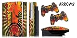 Protective skins for FAT Playstation 3 System Console, PS3 Controller skin included - ARROWS