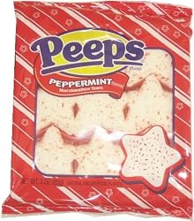 Peppermint Marshmallow Star Peeps 3oz.