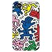 COLORS iPhone4用ケース キース・ヘリング コレクション Bezel Case for iPhone4 Chaos/White BC-CWT