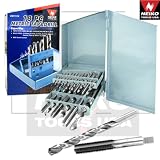 18 Pc Neiko Tap & Drill Bits Metric Set