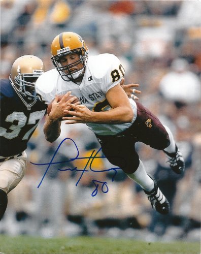 TODD HEAP,ARIZONA STATE,ASU,RAVENS,CARDINALS,SIGNED,AUTOGRAPHED,8X10,PHOTO,WITH COA, RARE HARD TO FINED PHOTO