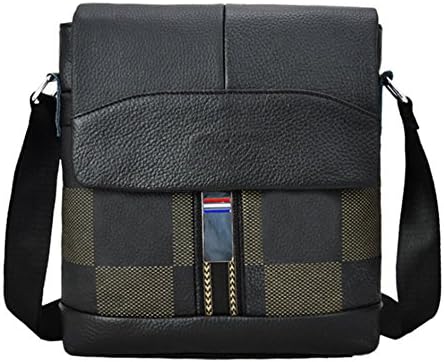 Gracemen Men's Leather Mini Message Bag