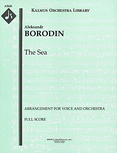 The Sea (Arrangement for voice and orchestra): Full Score [A5620]
