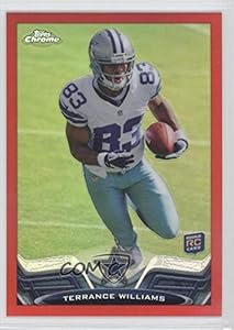 Terrance Williams #8/25 Dallas Cowboys (Football Card) 2013 Topps Chrome Red Refractor #101