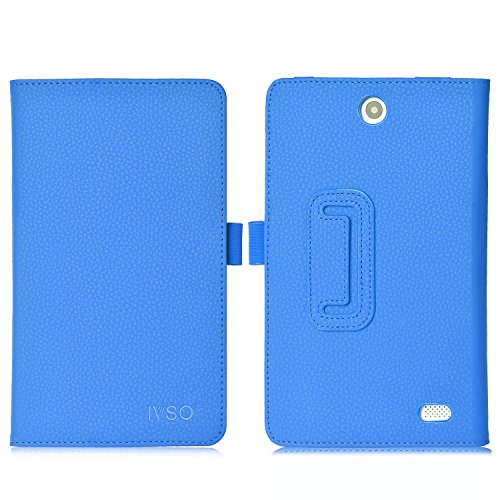 Acer Iconia One 8 B1-850 case, KuGi ® Acer Iconia One 8 B1-850-Multi-Angle Stand Slim-Book PU Leather Cover Case only fit for for Acer Iconia One 8 B1-850 tablet (Blue)