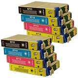 8 CiberDirect Compatible Ink Cartridges for use with Epson Stylus S21 Printers.