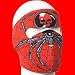 Neoprene Spider & Skull Motorcycle Face Mask Facemask