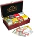 Ahmad Tea Tea Keeper Wooden Box, 80-Count Assorted Tea Bags