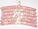Cloth Padded Hangers ~ Pink Floral (6 Pk)